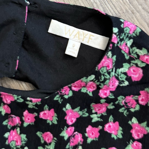 WAYF • Cambridge Backless Smocked Waist Floral Maxi Dress - Picture 3 of 14